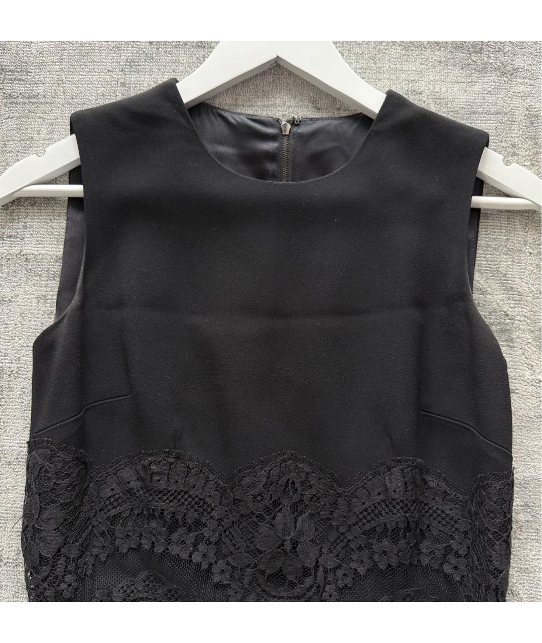 DOLCE&GABBANA Черное вискозное коктейльное платье, фото 3