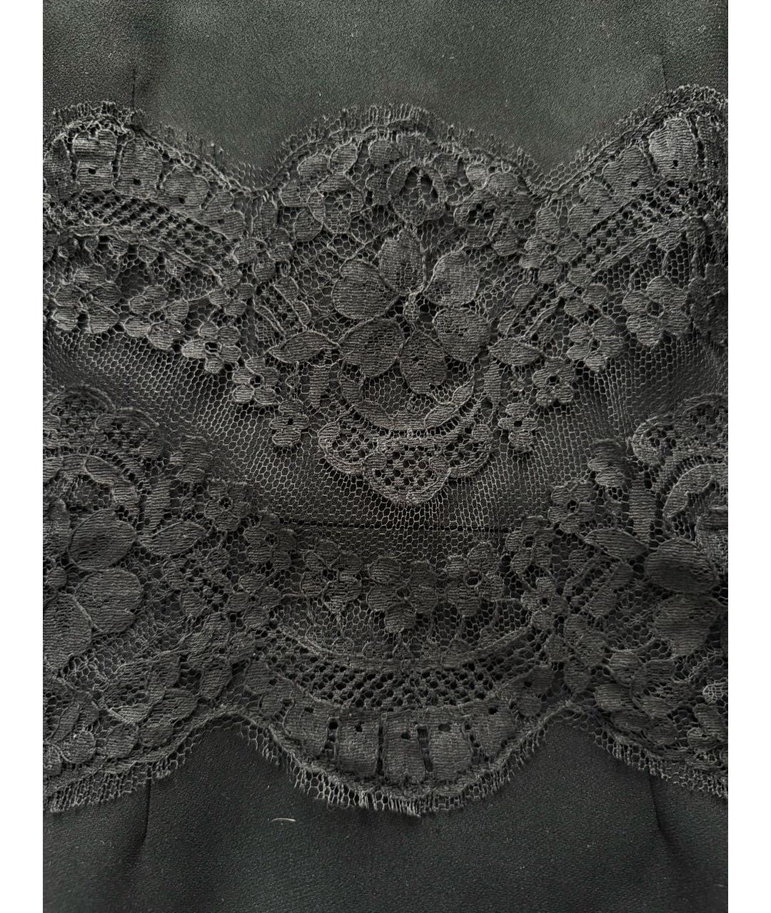 DOLCE&GABBANA Черное вискозное коктейльное платье, фото 4