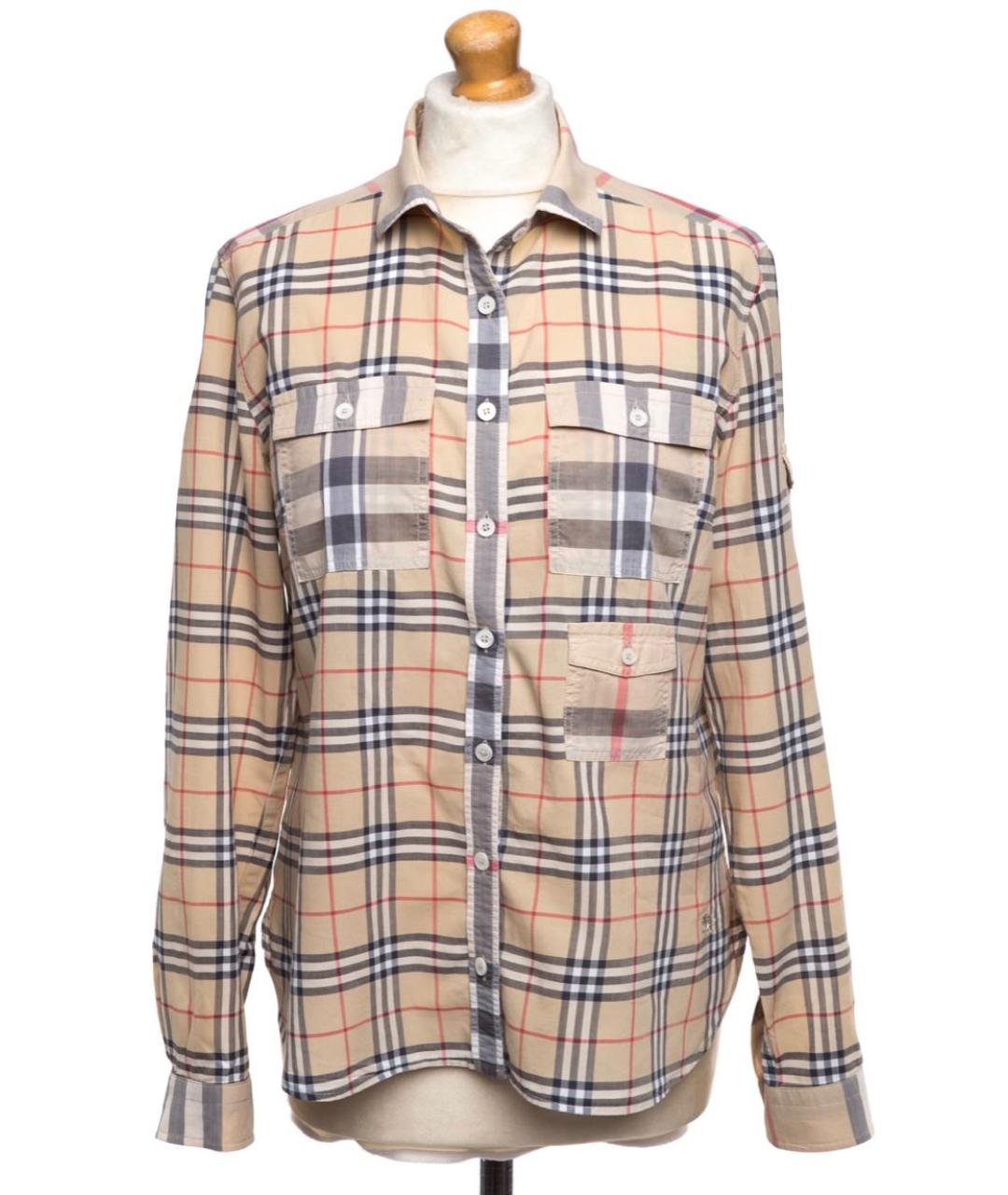 BURBERRY Мульти хлопковая рубашка, фото 9
