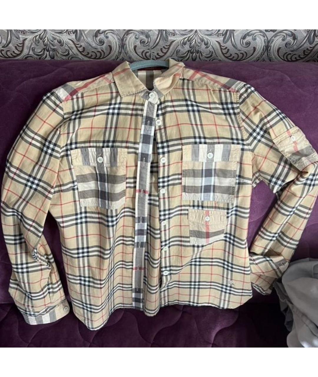 BURBERRY Мульти хлопковая рубашка, фото 2