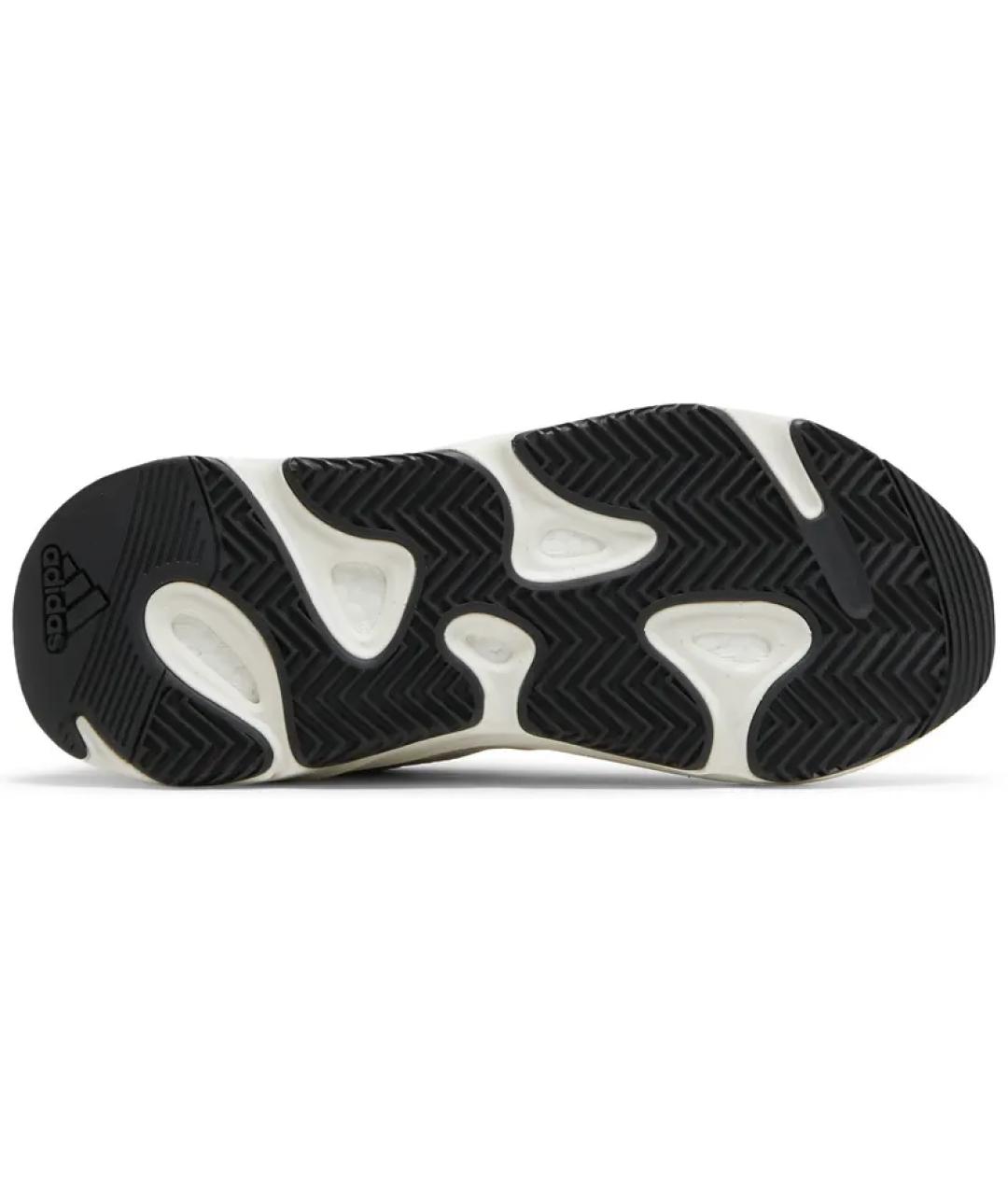 ADIDAS YEEZY Серые текстильные низкие кроссовки / кеды, фото 3