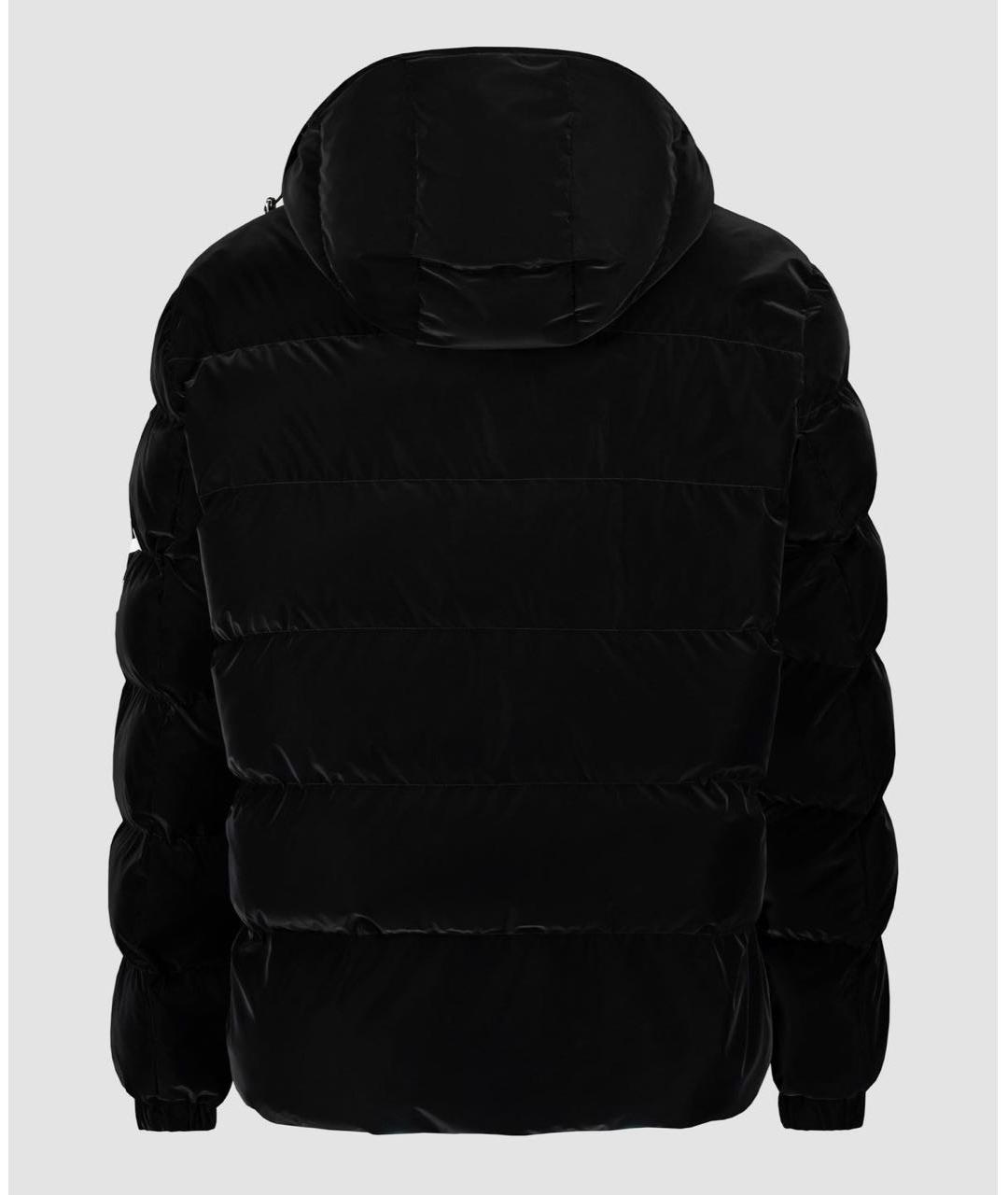 PHILIPP PLEIN Черный полиэстеровый пуховик, фото 2