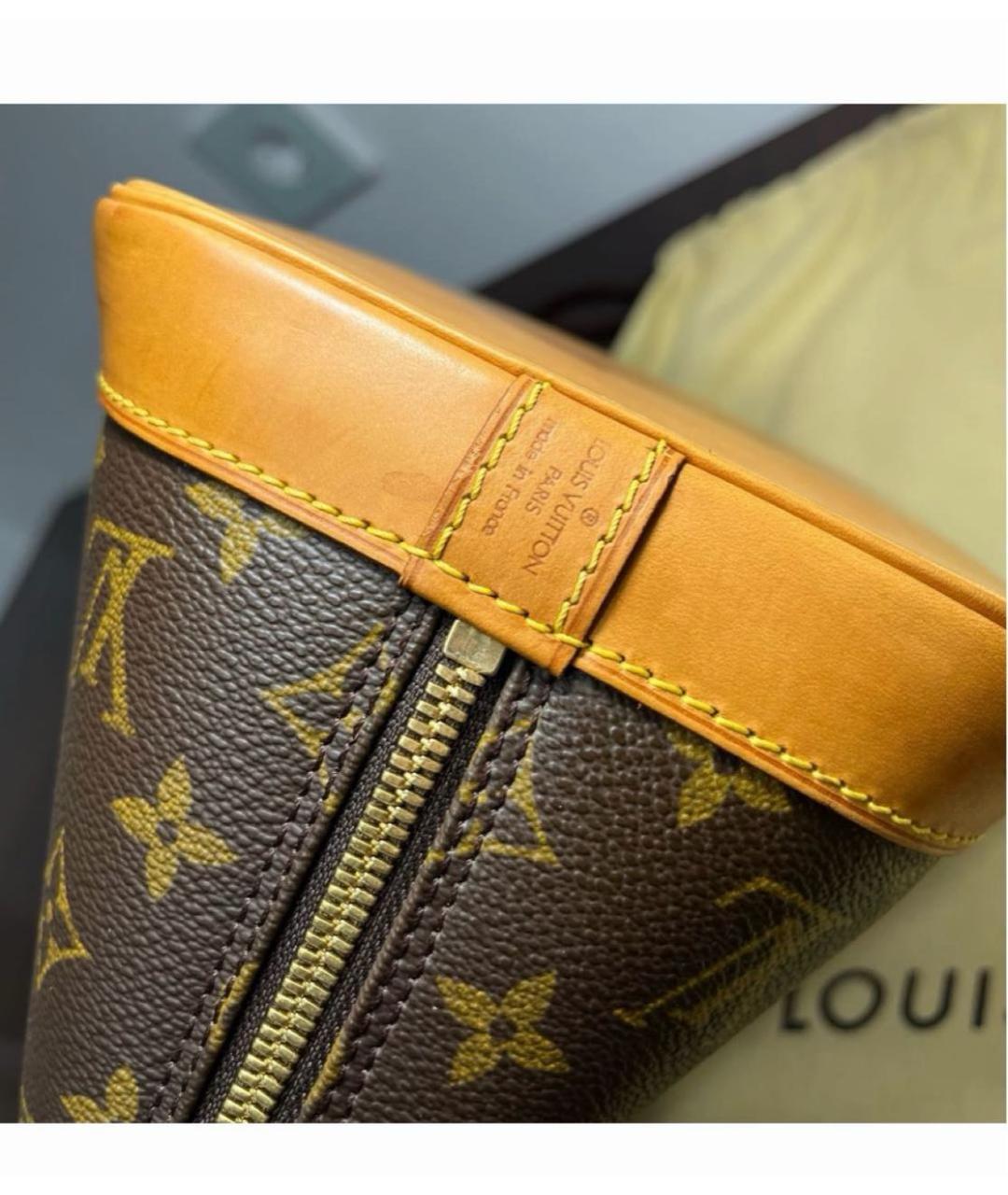 LOUIS VUITTON Коричневая сумка с короткими ручками, фото 6