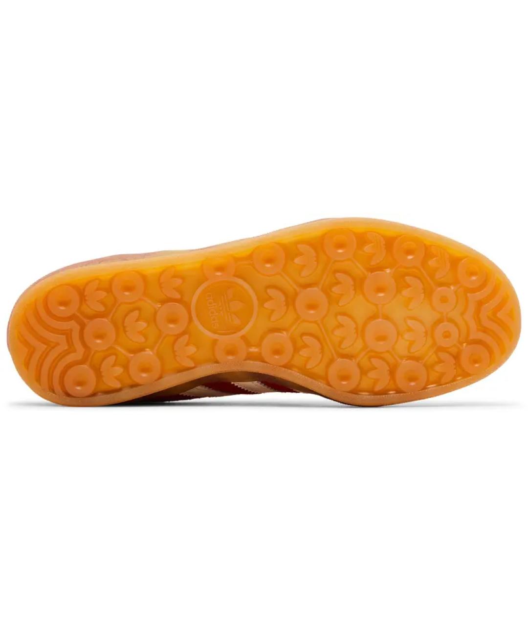 ADIDAS Красные замшевые кроссовки, фото 3