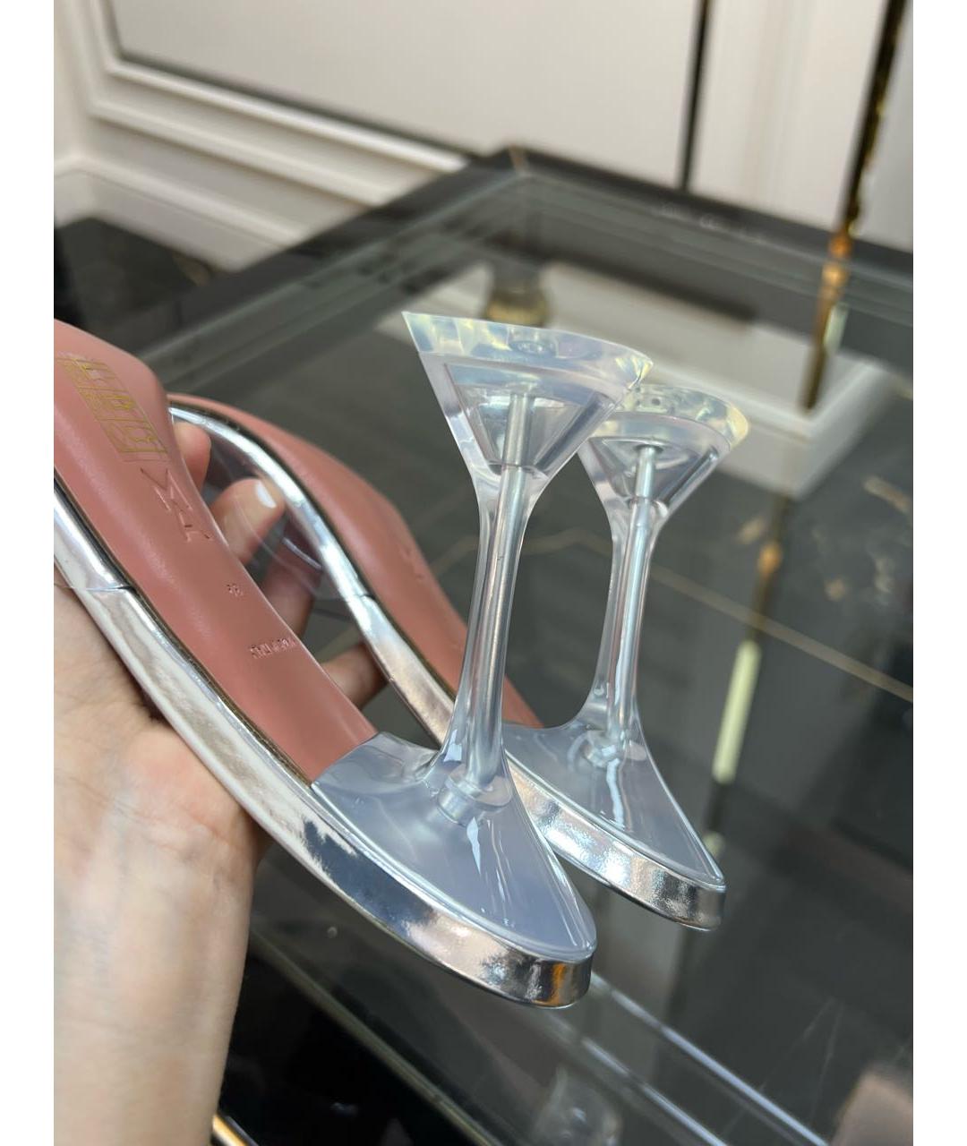 Amina Muaddi Резиновые мюли, фото 5