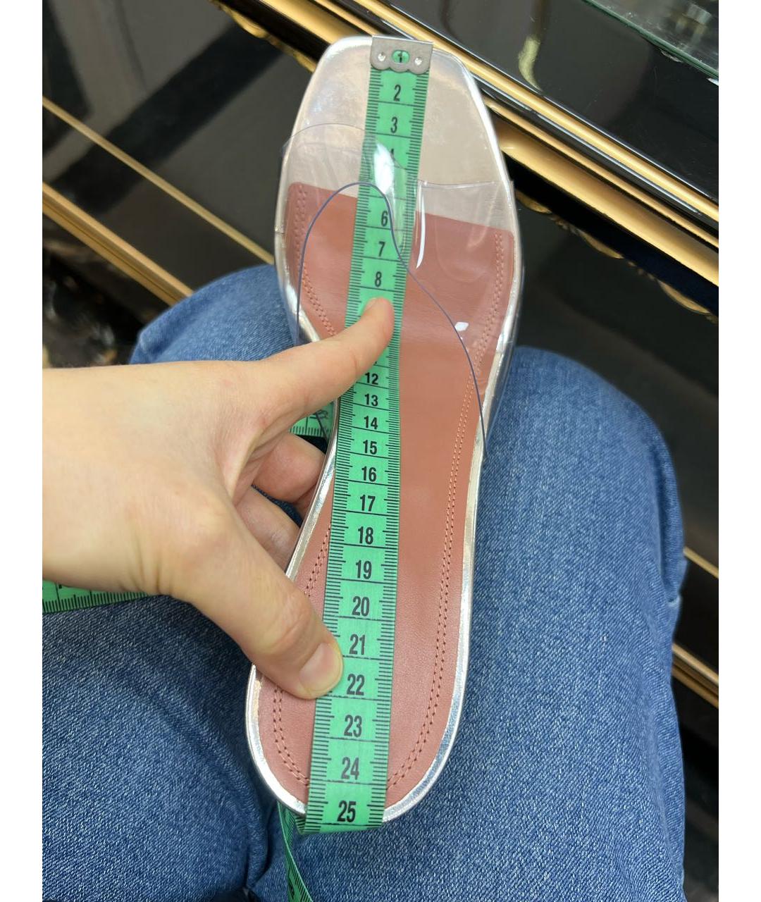 Amina Muaddi Резиновые мюли, фото 8