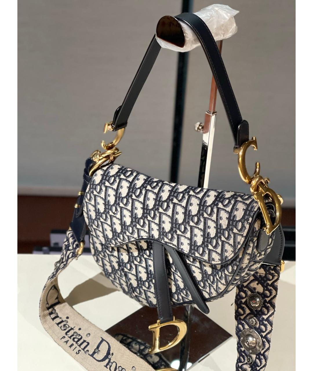 CHRISTIAN DIOR Мульти жаккардовая сумка через плечо, фото 6
