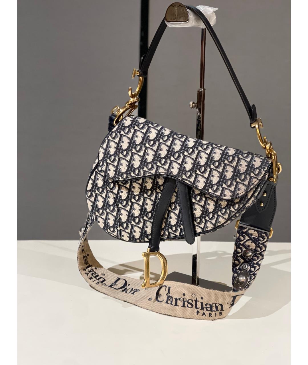 CHRISTIAN DIOR Мульти жаккардовая сумка через плечо, фото 7