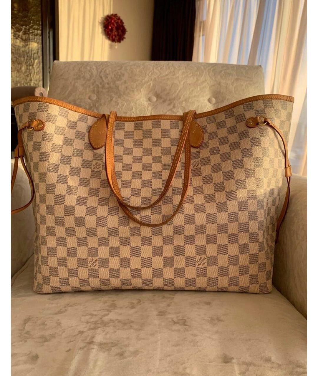 LOUIS VUITTON Бежевая сумка тоут, фото 3