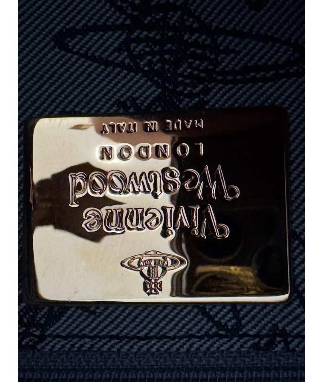 VIVIENNE WESTWOOD Горчичная сумка тоут, фото 8