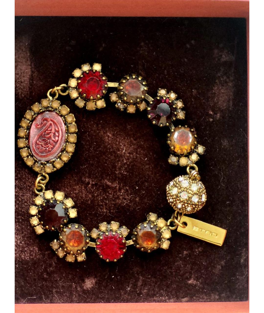 ETRO Бордовый браслет, фото 3
