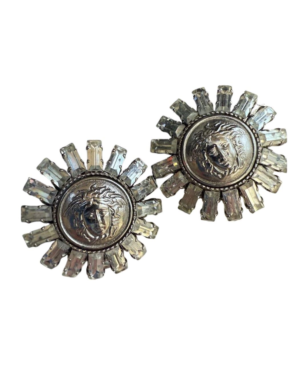 VERSACE Серебряные металлические клипсы, фото 1