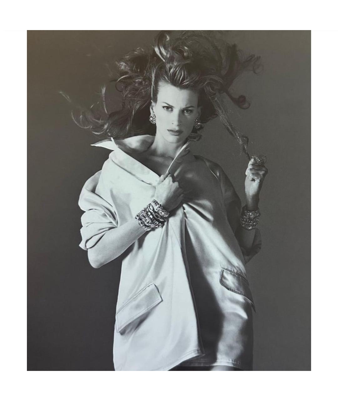 VERSACE Серебряные металлические клипсы, фото 5