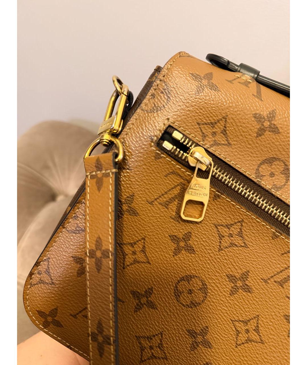 LOUIS VUITTON Коричневая сумка через плечо, фото 7