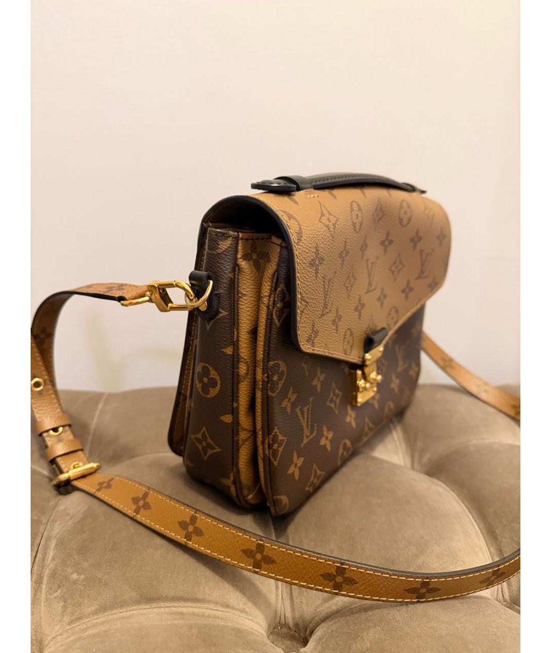 LOUIS VUITTON Коричневая сумка через плечо, фото 2