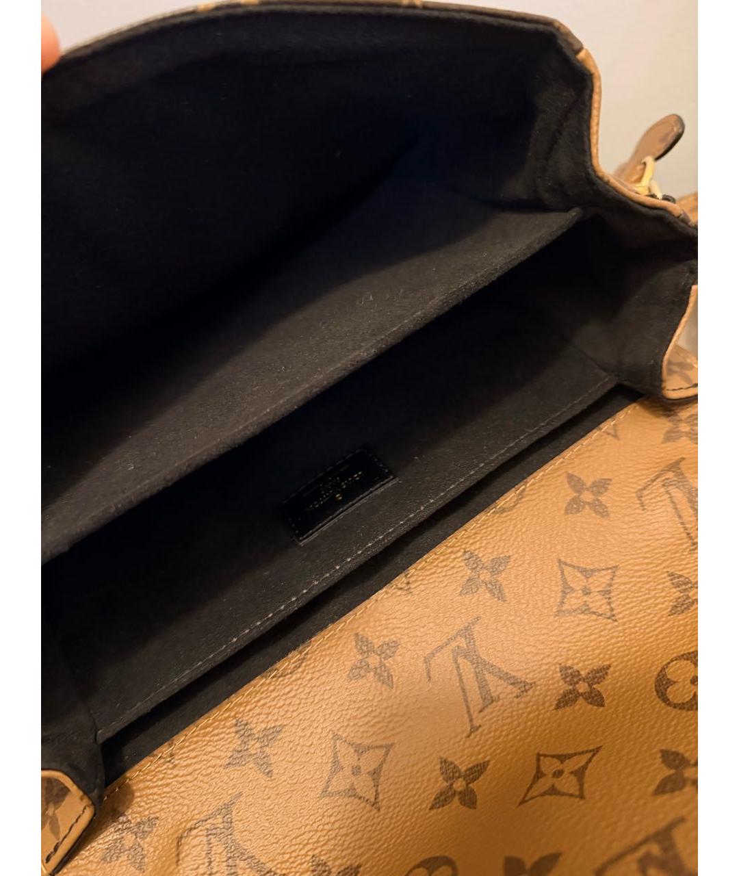 LOUIS VUITTON Коричневая сумка через плечо, фото 4