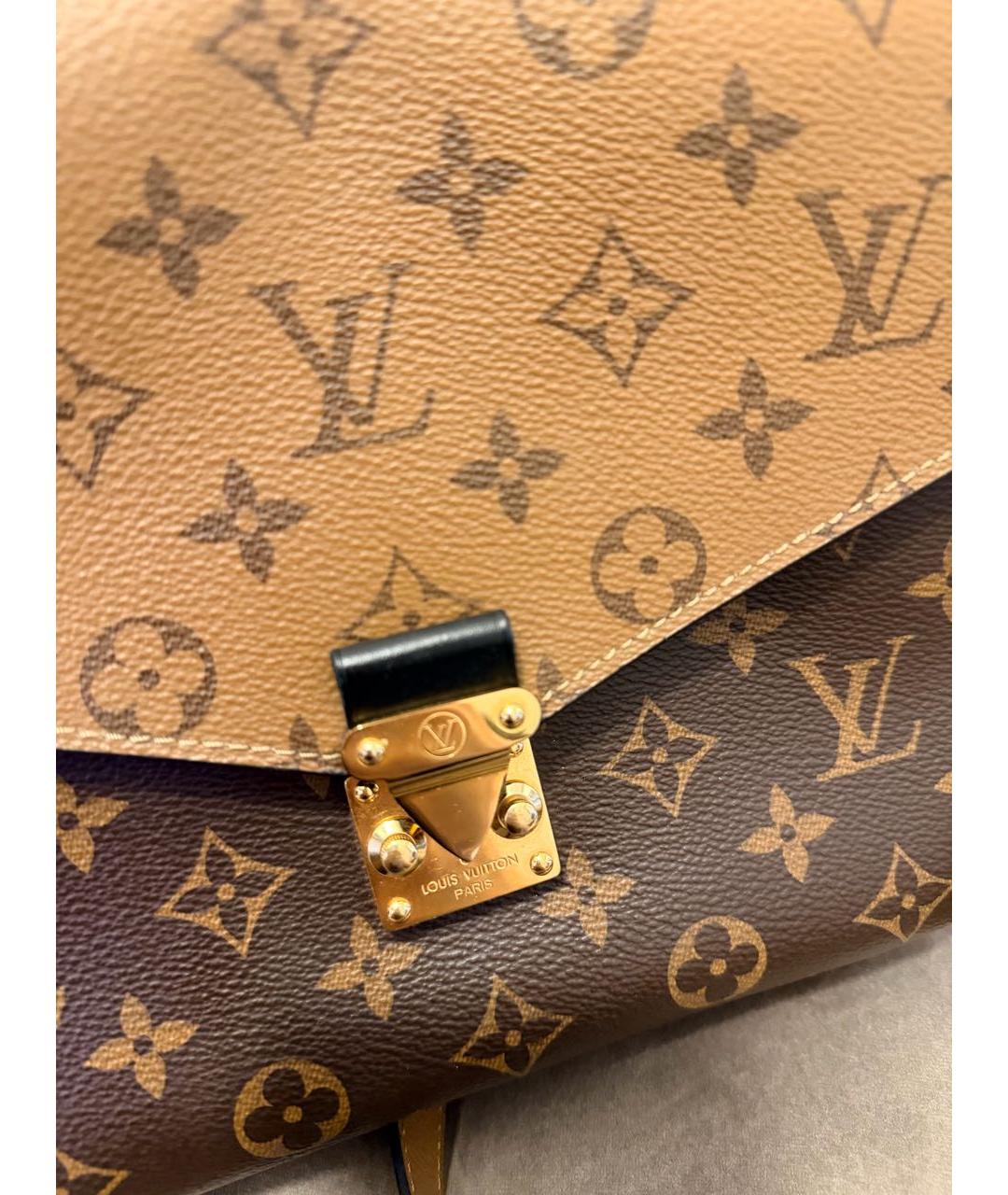 LOUIS VUITTON Коричневая сумка через плечо, фото 6