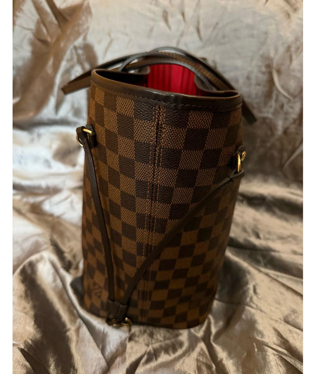 LOUIS VUITTON Коричневая сумка тоут, фото 4