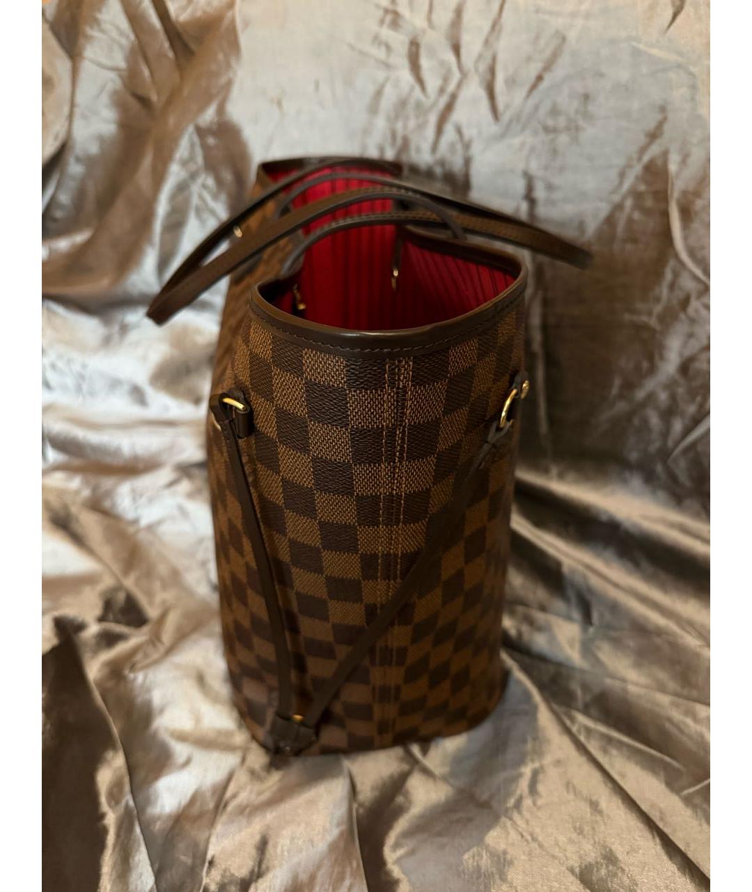LOUIS VUITTON Коричневая сумка тоут, фото 3
