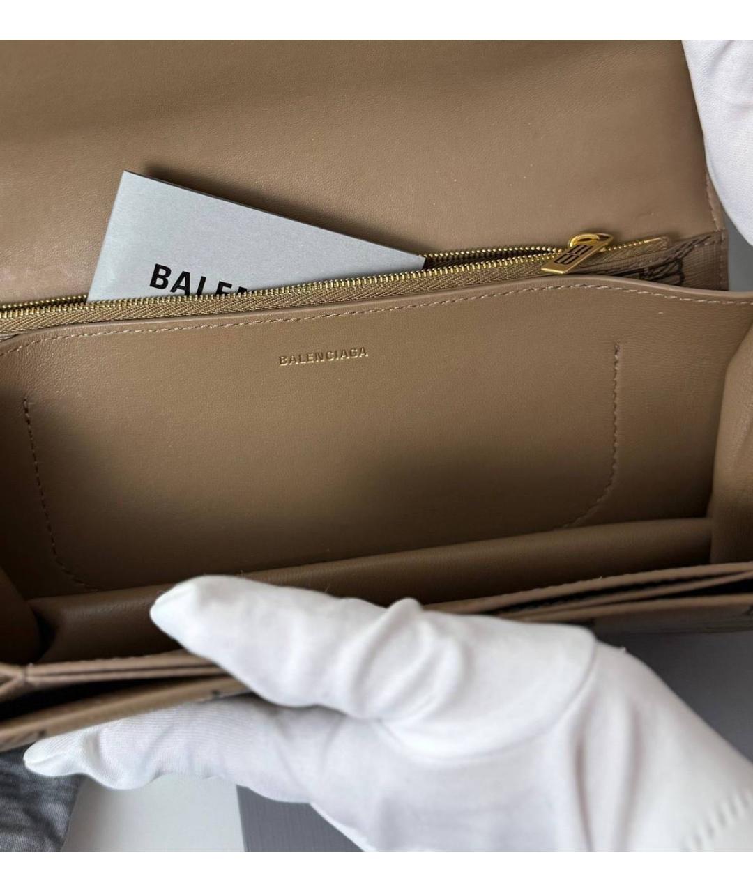 BALENCIAGA Коричневая сумка через плечо, фото 6