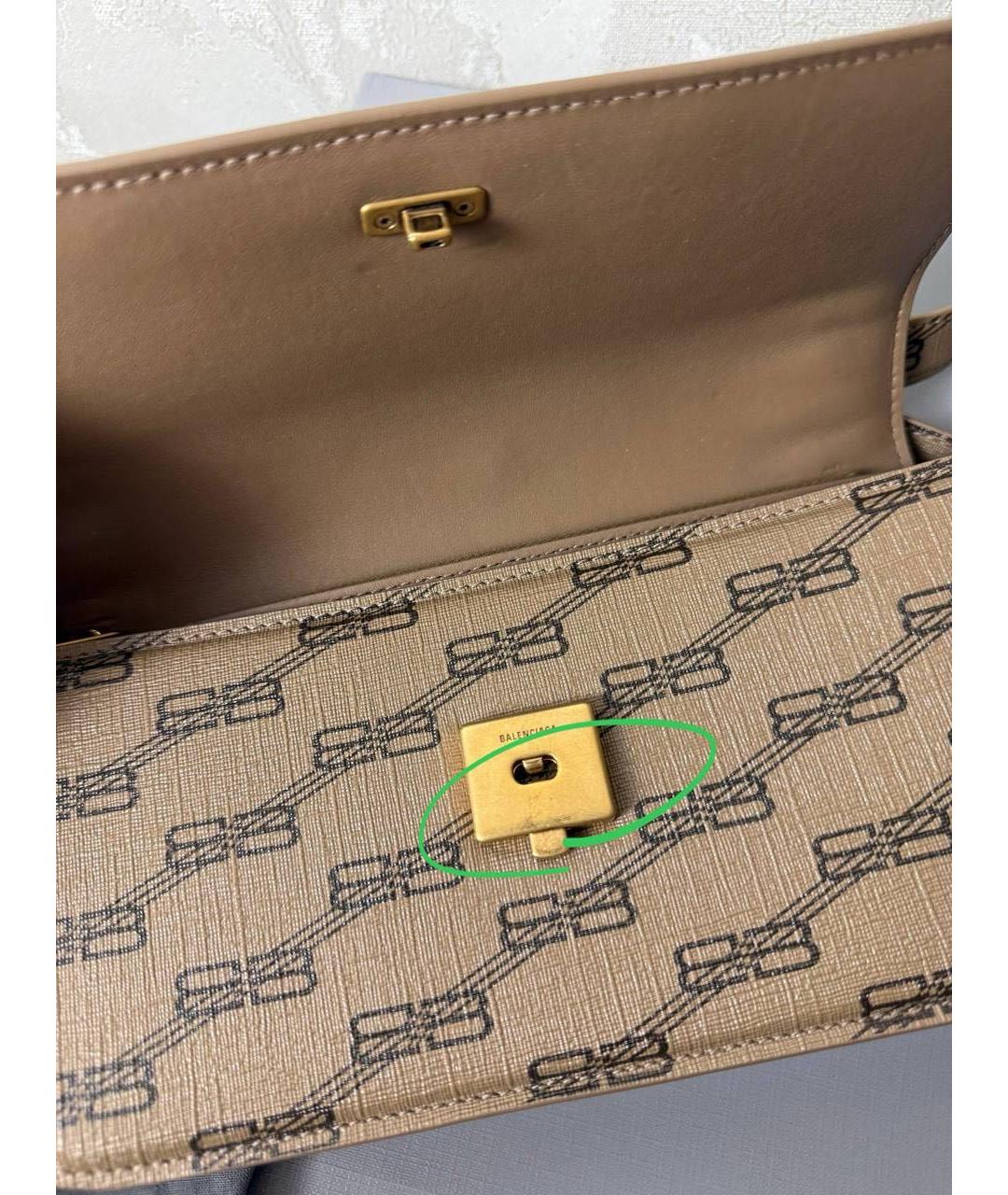 BALENCIAGA Коричневая сумка через плечо, фото 8
