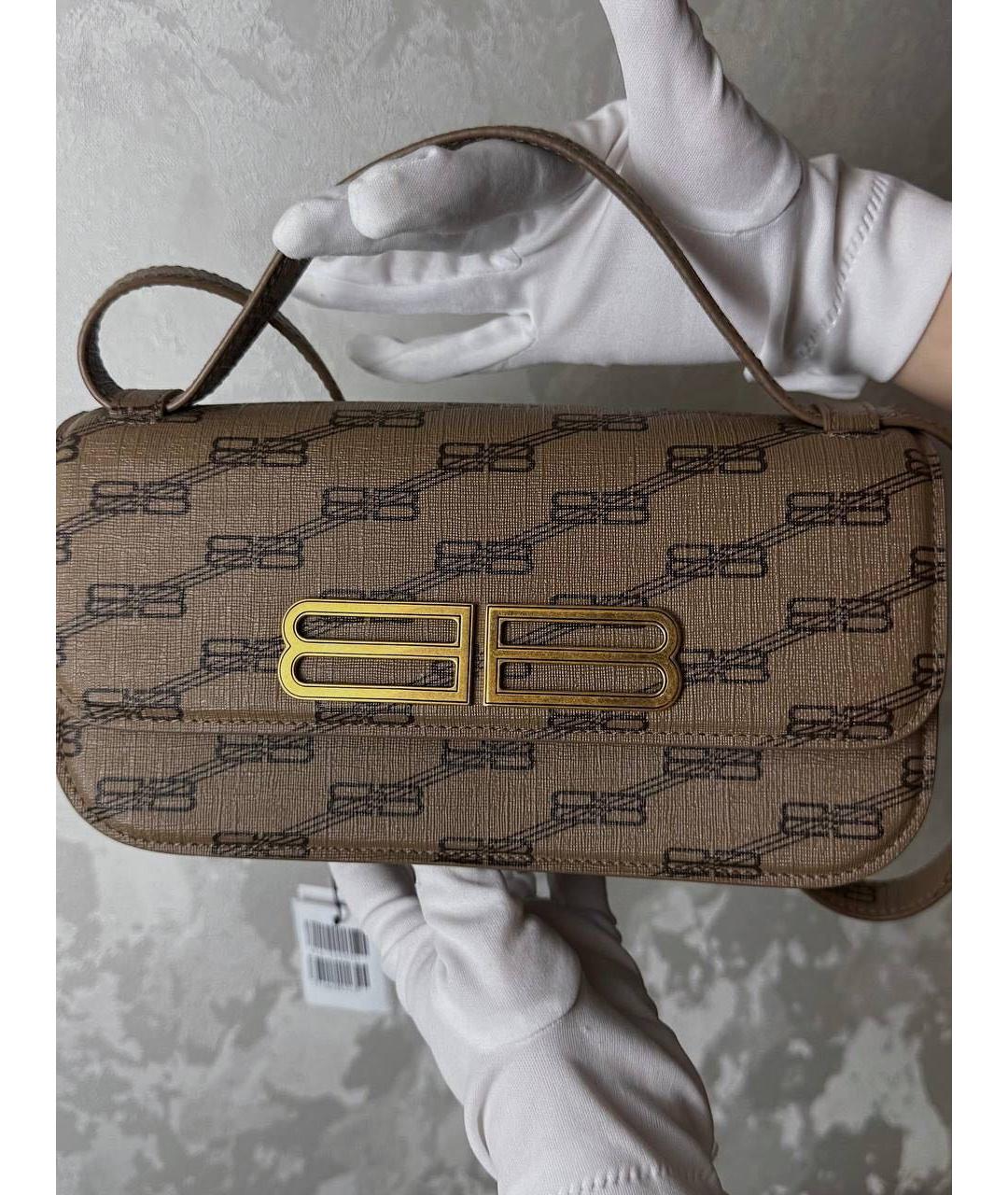 BALENCIAGA Коричневая сумка через плечо, фото 5