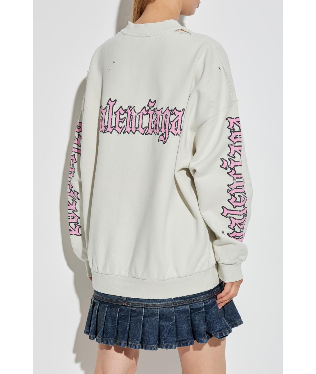 BALENCIAGA Мульти хлопковое повседневное платье, фото 4