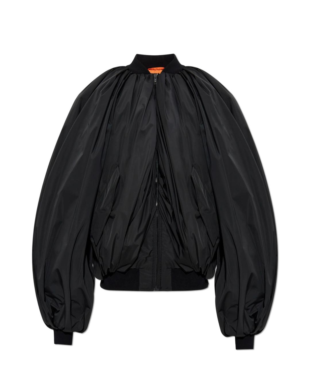 BALENCIAGA Черная полиэстеровая куртка, фото 1