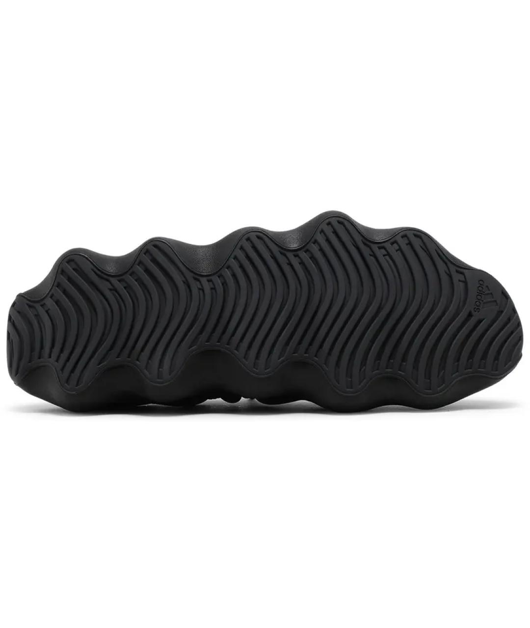 ADIDAS YEEZY Черные текстильные низкие кроссовки / кеды, фото 3