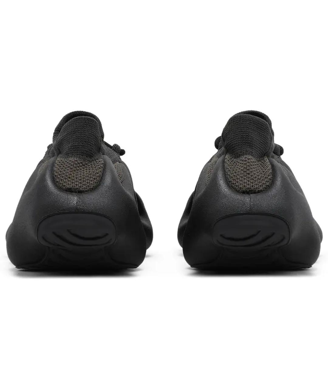 ADIDAS YEEZY Черные текстильные низкие кроссовки / кеды, фото 4