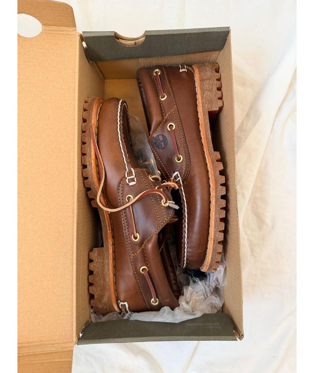 TIMBERLAND Коричневые кожаные туфли, фото 2