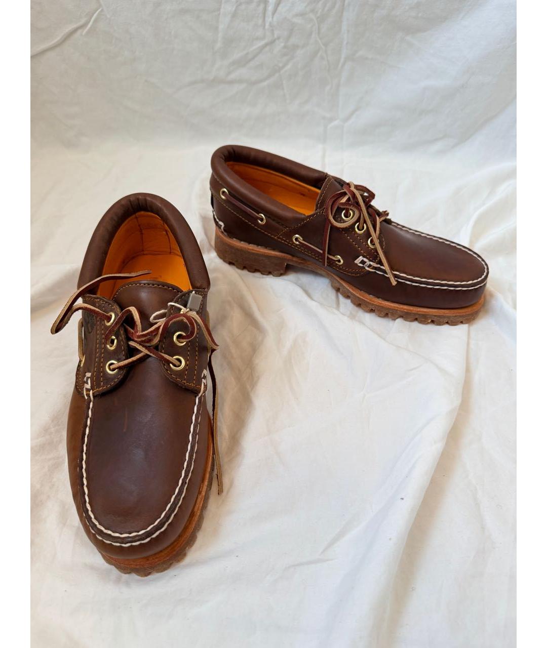 TIMBERLAND Коричневые кожаные туфли, фото 7