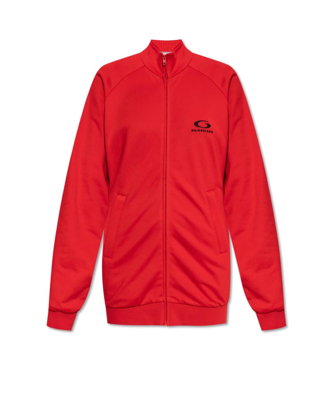 BALENCIAGA Красное полиамидовое коктейльное платье, фото 1