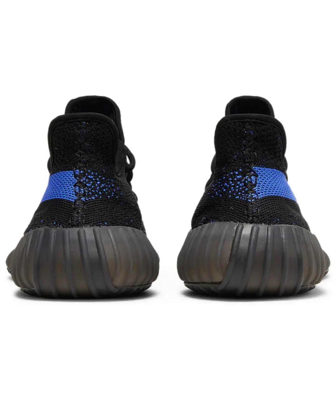 ADIDAS YEEZY Черные текстильные кеды, фото 4