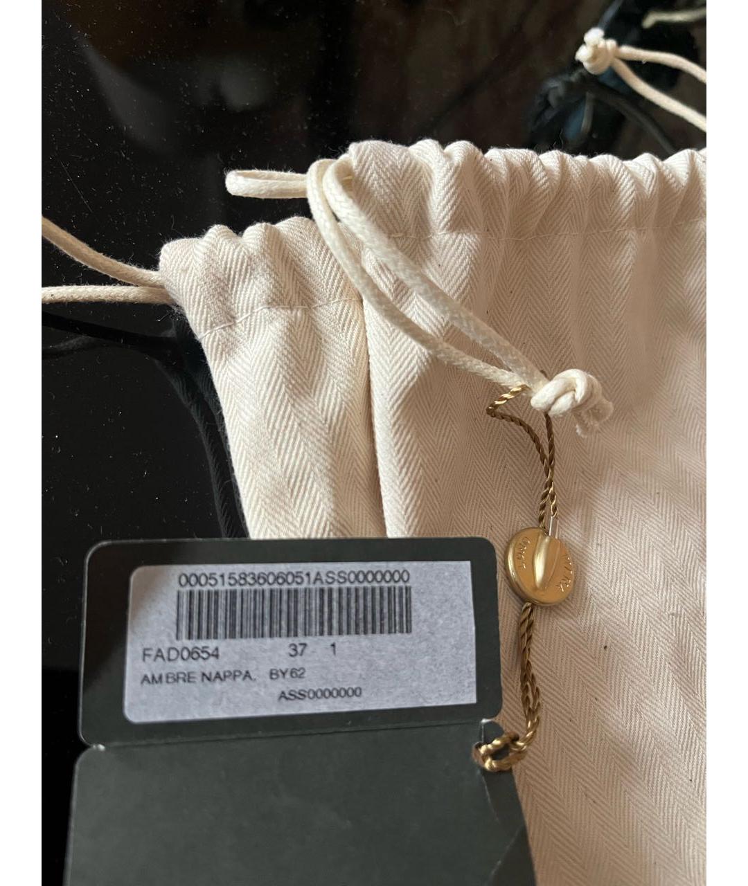 LORO PIANA Коричневые кожаные туфли, фото 5