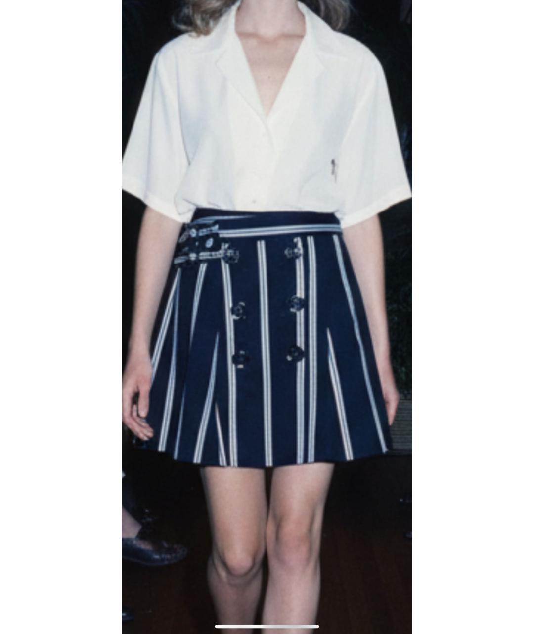 BURBERRY Мульти юбка мини, фото 3