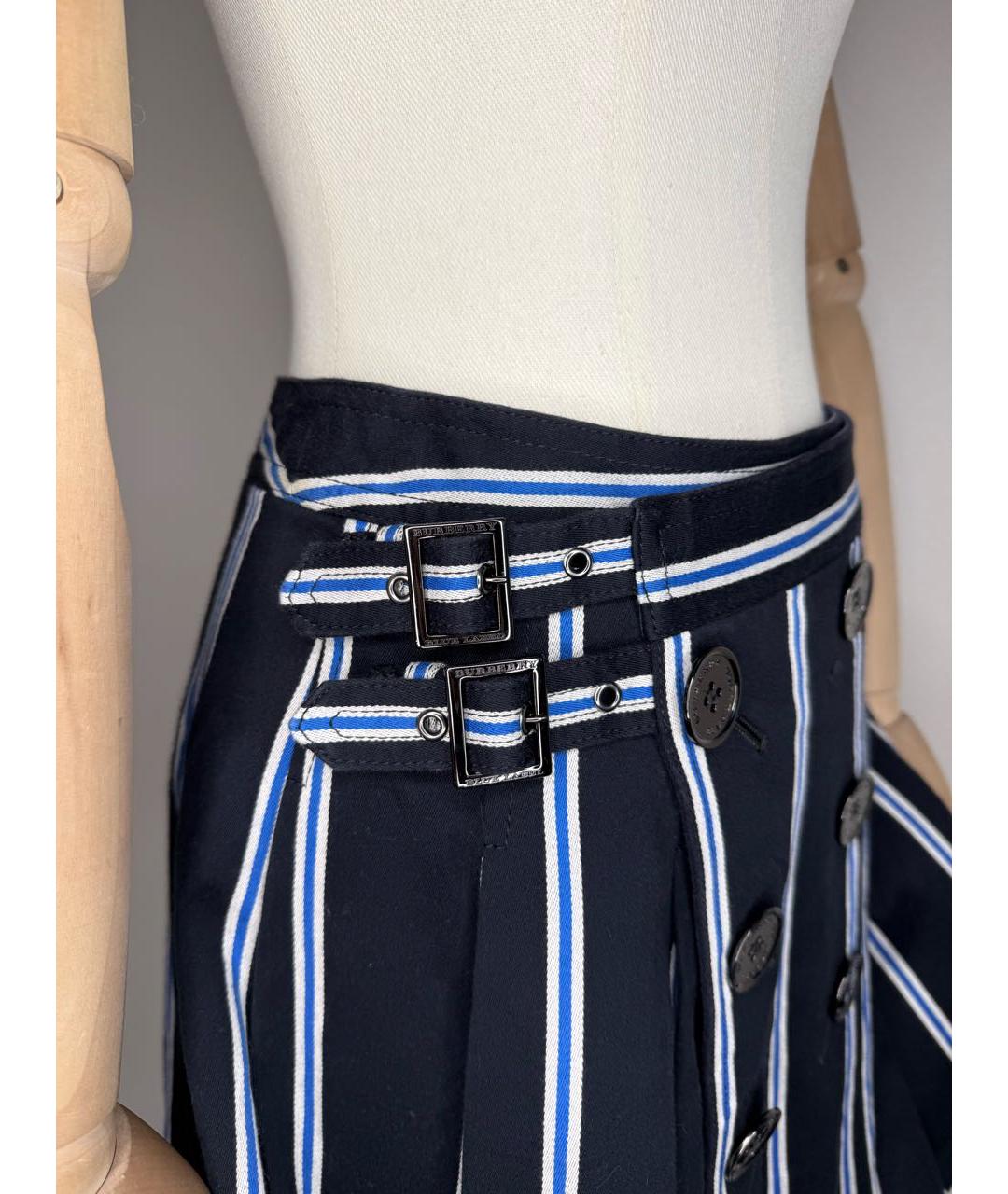 BURBERRY Мульти юбка мини, фото 6