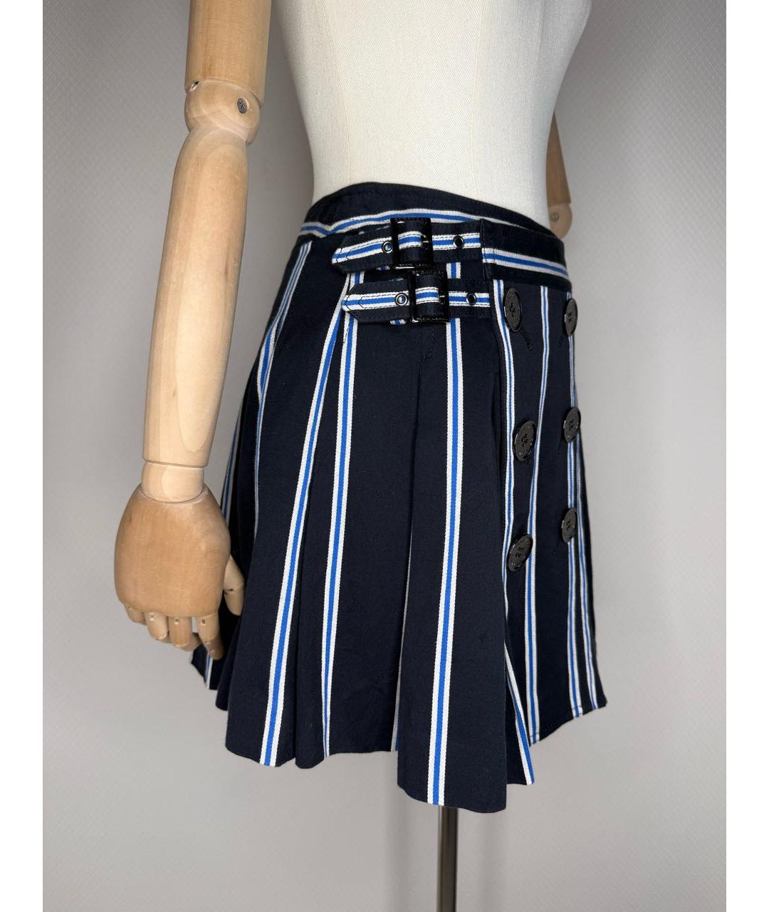 BURBERRY Мульти юбка мини, фото 5