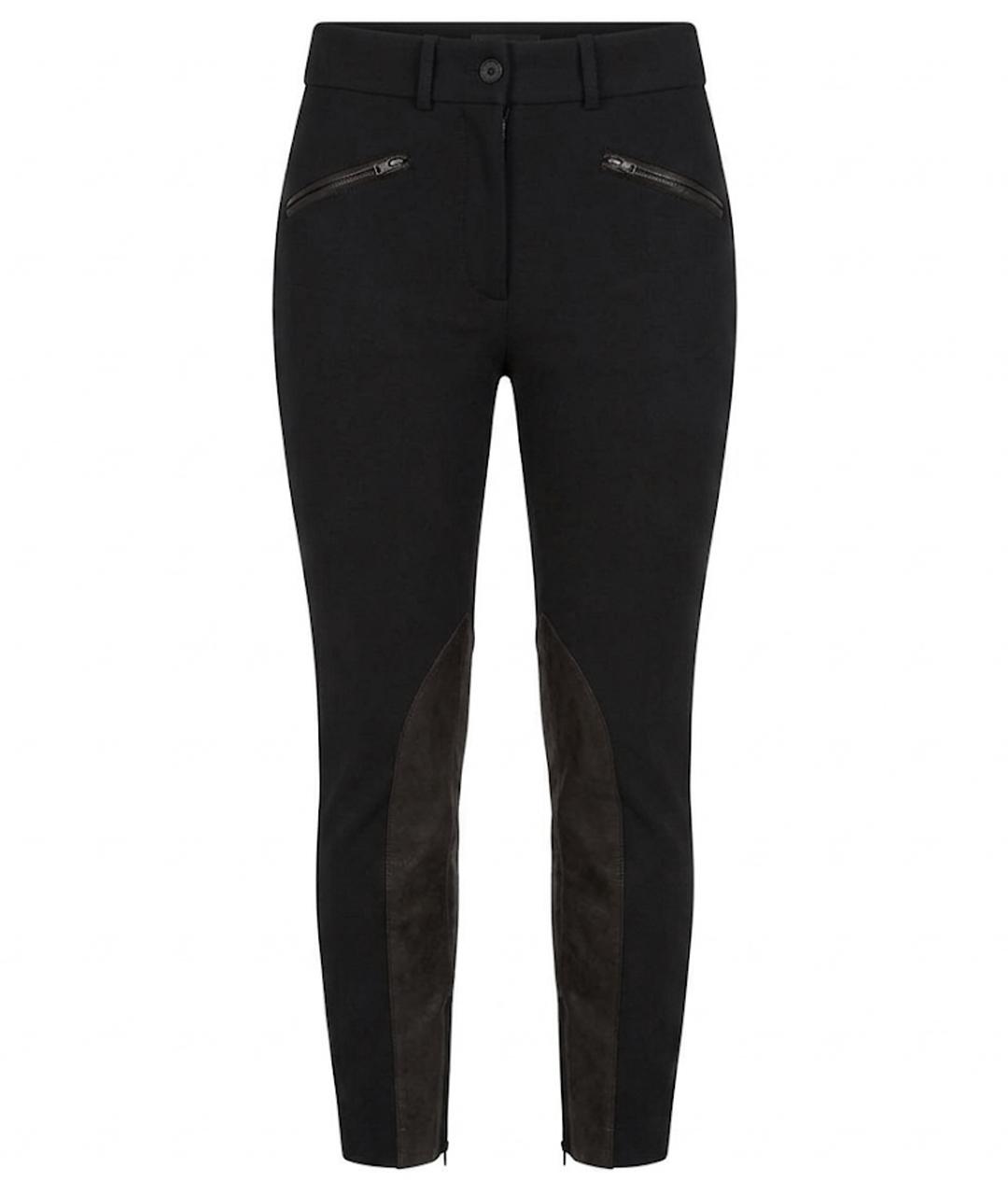 DOLCE&GABBANA Черные хлопко-эластановые брюки узкие, фото 1