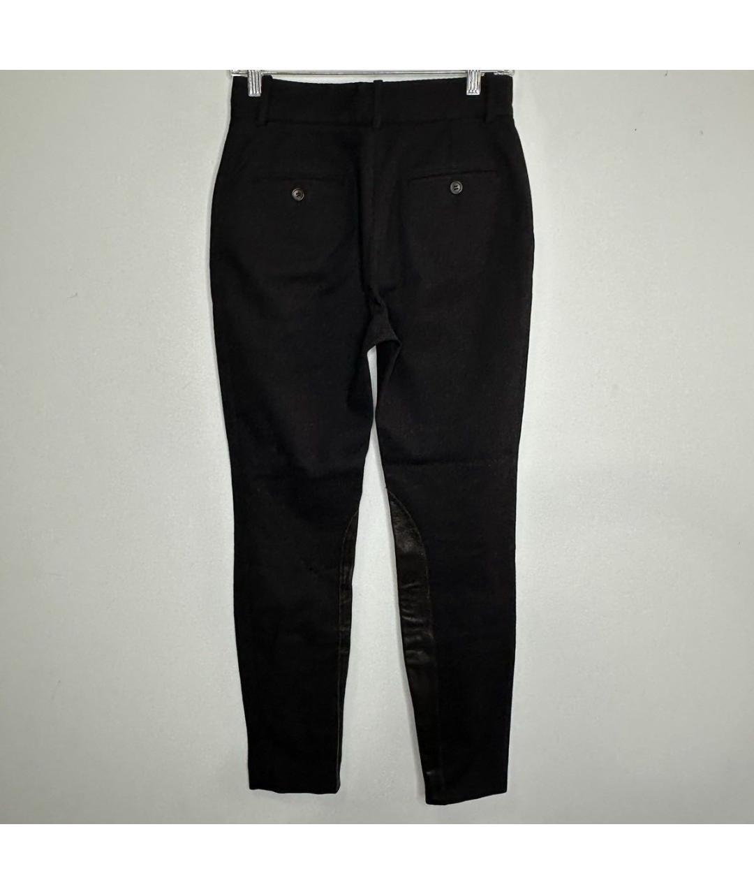 DOLCE&GABBANA Черные хлопко-эластановые брюки узкие, фото 2