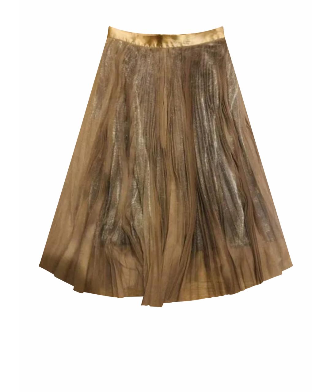 CHRISTIAN DIOR Бежевая юбка макси, фото 1