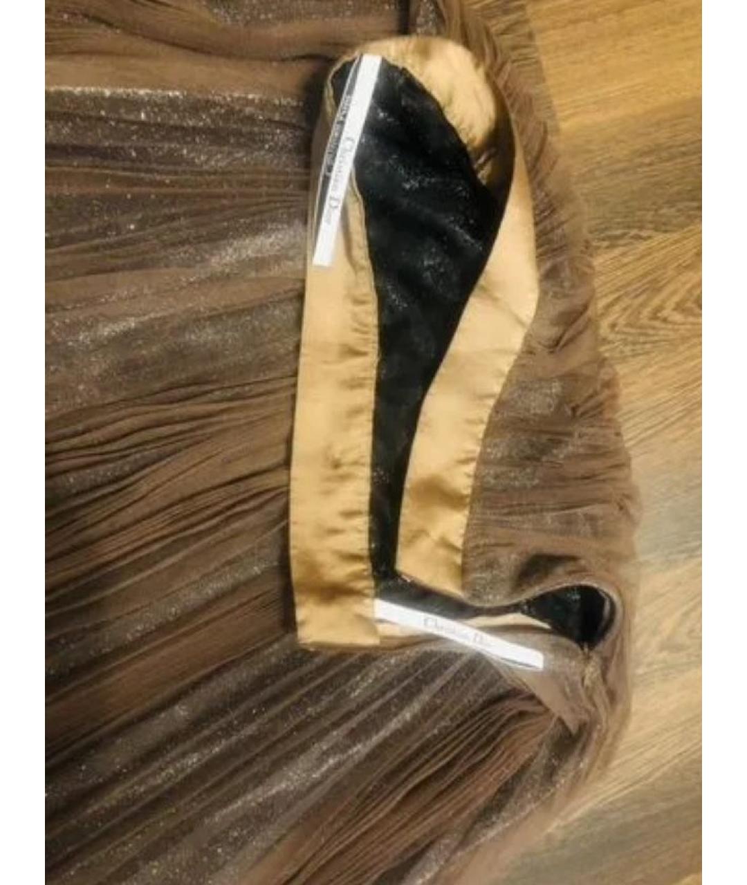 CHRISTIAN DIOR Бежевая юбка макси, фото 3