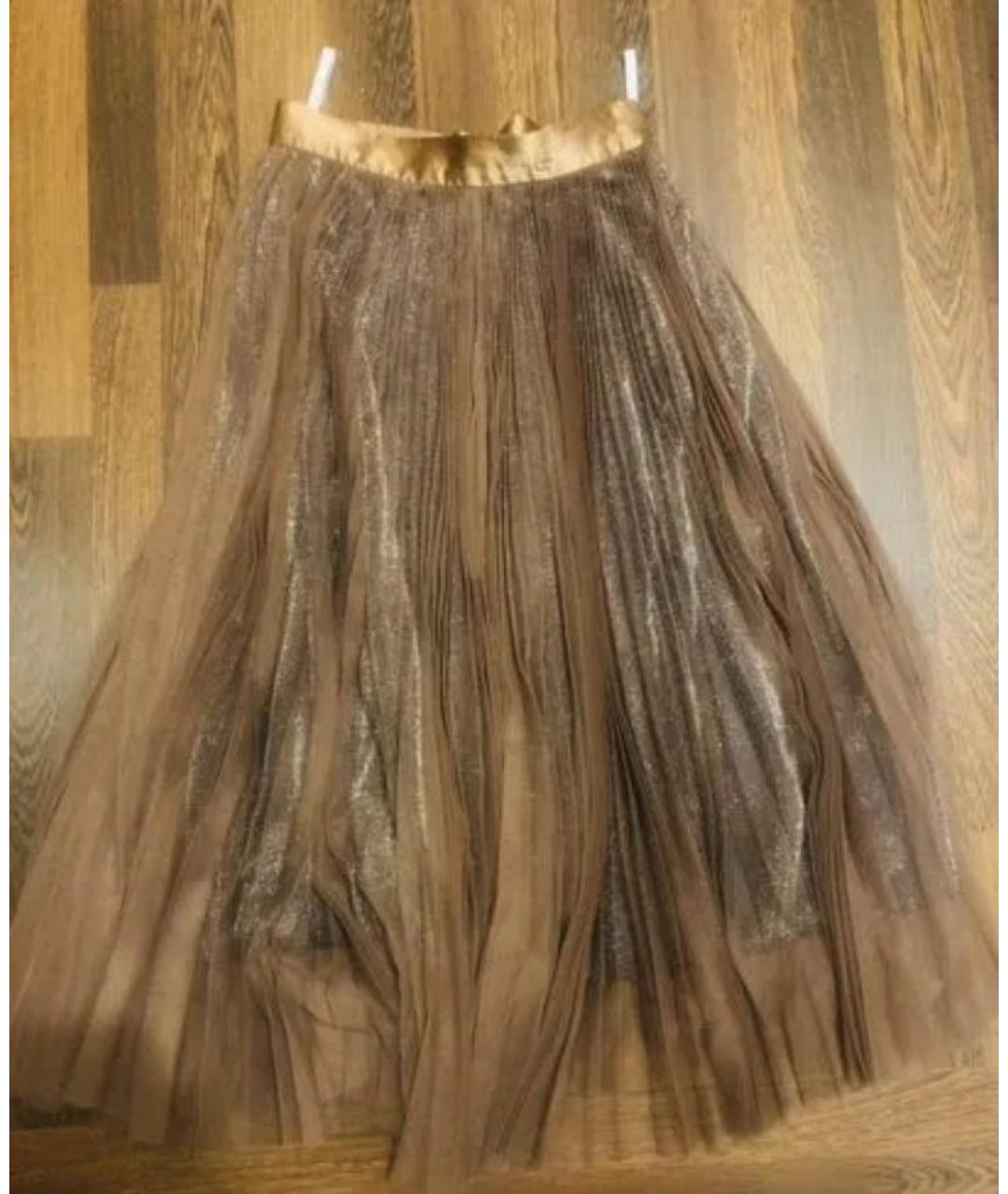 CHRISTIAN DIOR Бежевая юбка макси, фото 2