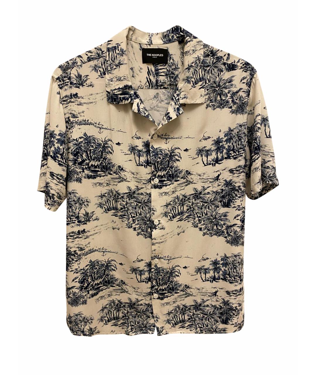 THE KOOPLES Белая кэжуал рубашка, фото 1