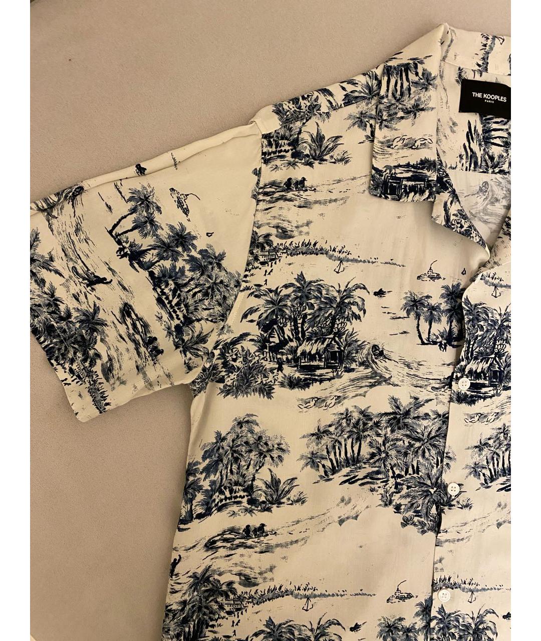 THE KOOPLES Белая кэжуал рубашка, фото 8