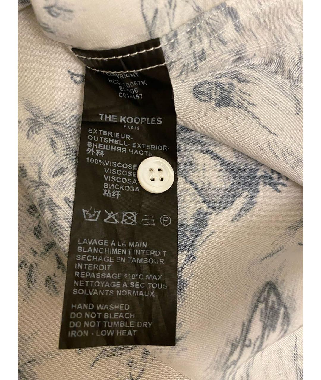 THE KOOPLES Белая кэжуал рубашка, фото 7