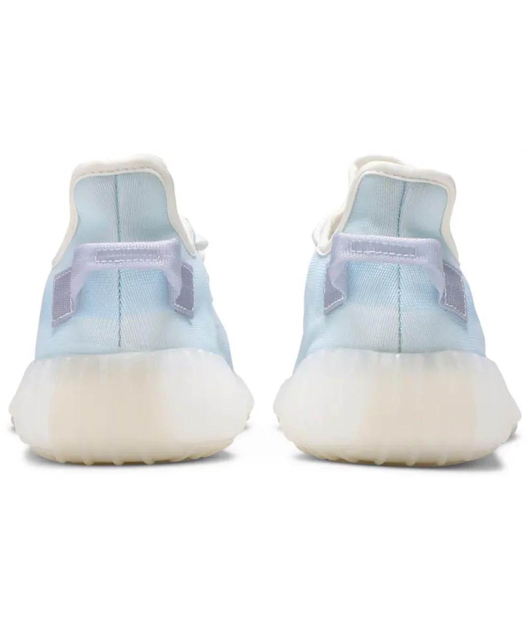 ADIDAS YEEZY Голубые текстильные кеды, фото 4