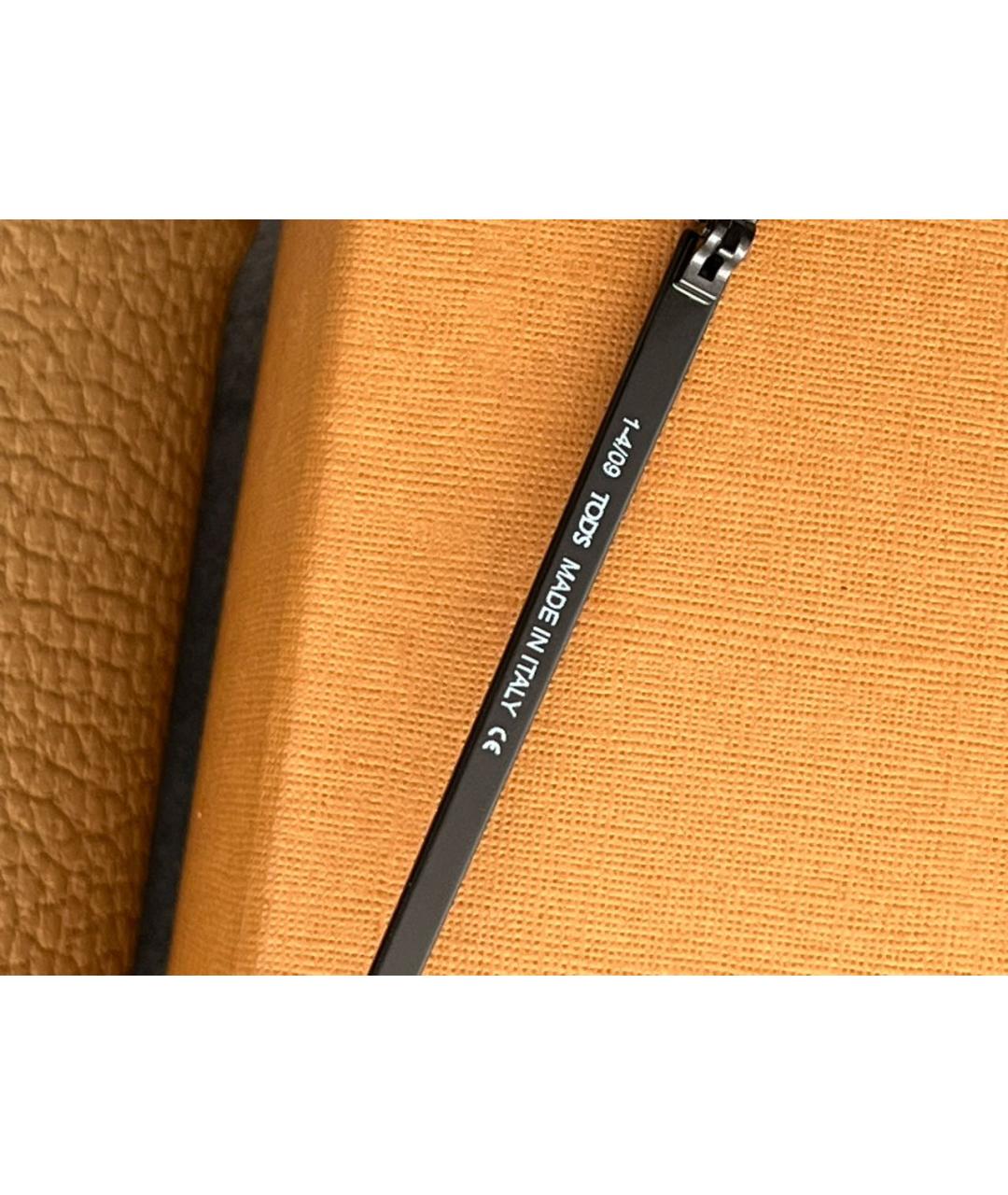 TOD'S Коричневые металлические солнцезащитные очки, фото 6