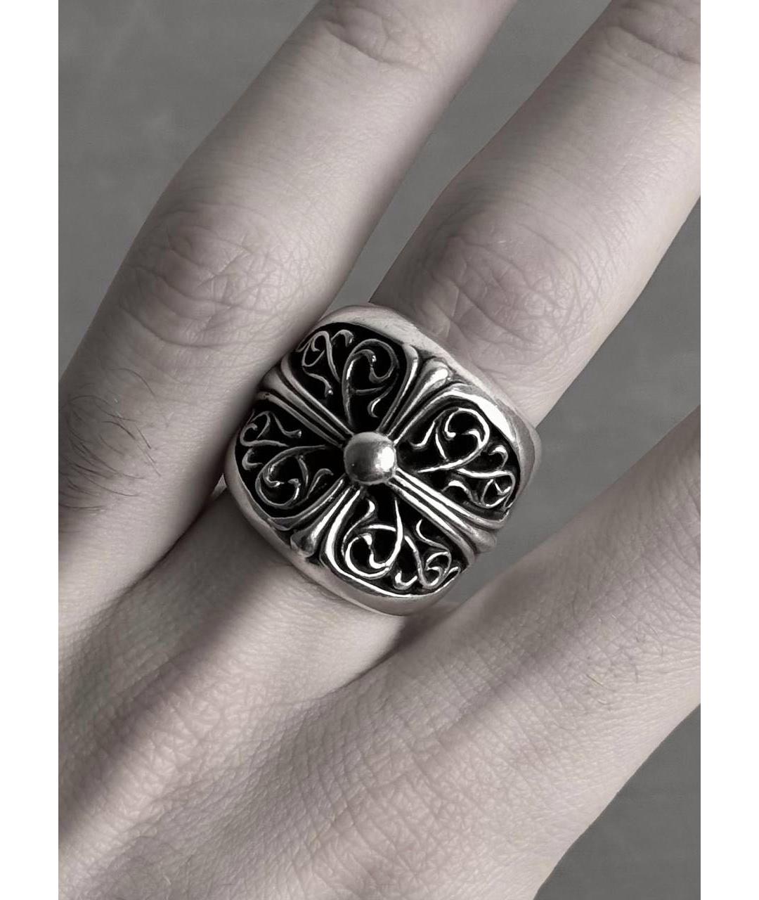 CHROME HEARTS Серебряное серебряное кольцо, фото 2