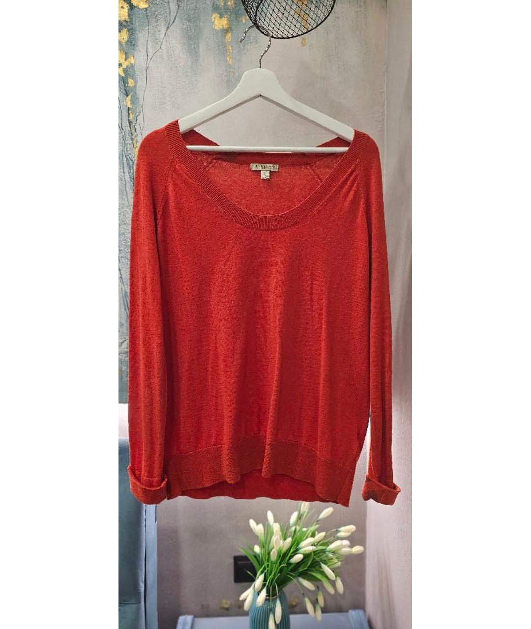 BURBERRY Красный кашемировый джемпер / свитер, фото 9